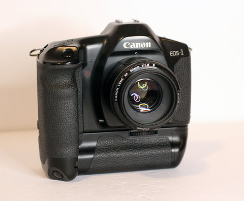 Canon EOS-1 35mm film camera with a Canon EF 50mm f1.8 II lens - film tested!